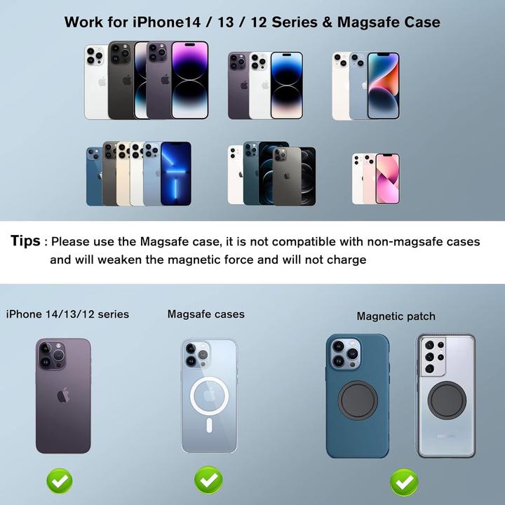 Produktbild Ohlpro Magnetische Autohalterung mit Ladefunktion für iPhone