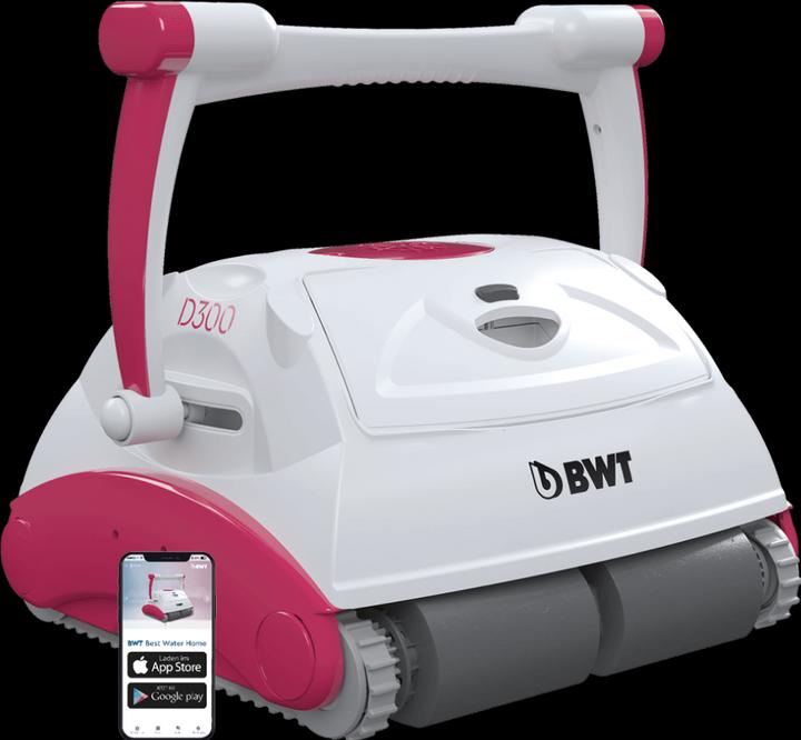 Produktbild BWT Poolroboter D300 Plus | Reinigt Boden, Wand und Wasserlinie | App-Steuerung
