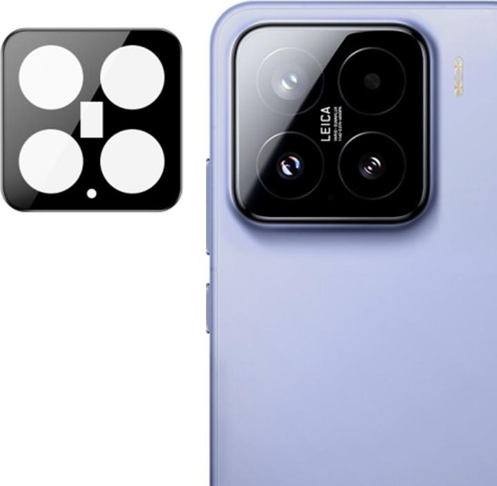 Actual product image Techsuit - Full Camera Glass - Xiaomi 15 - Black (Xiaomi 15)