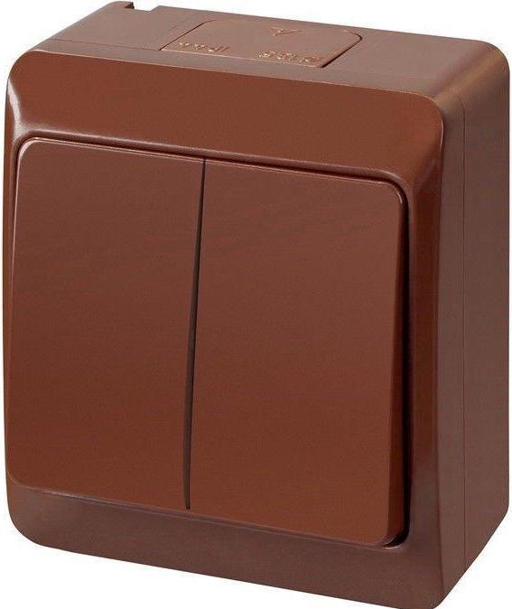 Elektro-Plast SWITCH HERMES 0332-06 BROWN