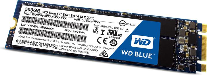 Actual product image WD Blue (500 GB, M.2)