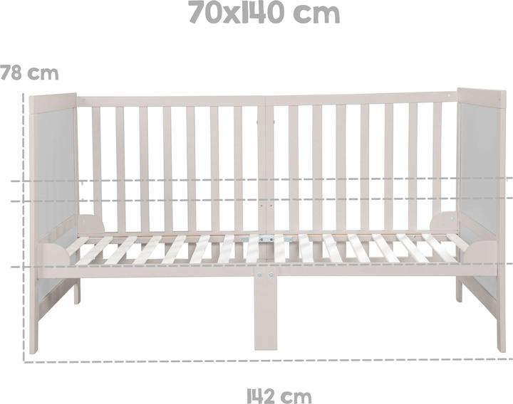 Image du produit Roba Lit d'enfant combiné 70x140 cm (70 x 140 cm)