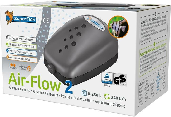 Actual product image SuperFish Air pump Air-Flow, 2 outlets