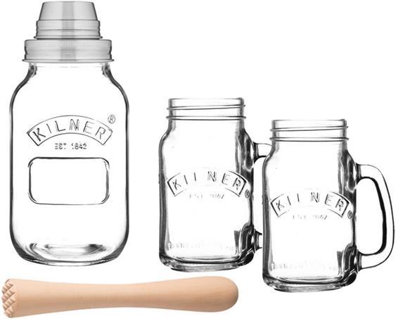 Kilner Set regalo per cocktail (Set da cocktail)