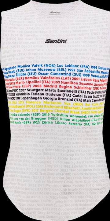 Santini Thermoshirt ärmellos UCI Rainbow World Champion (S)