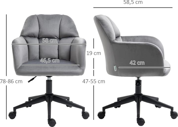 Actual product image Vinsetto Office chair