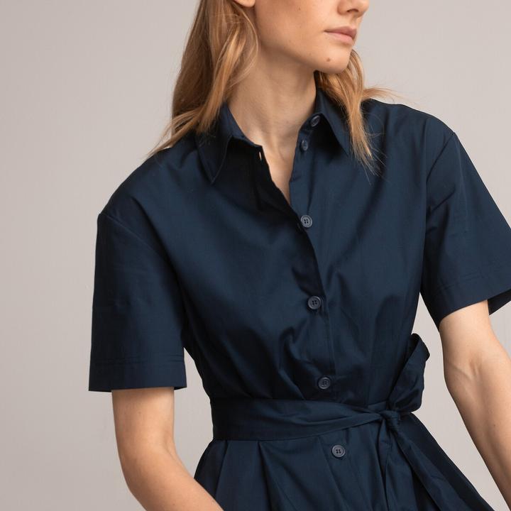 Immagine prodotto La Redoute Collections Abito blusa con cintura da annodare (38)