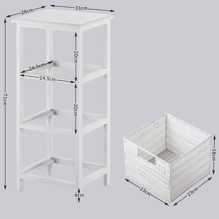 Actual product image Casaria Klelia (31 x 28 x 71 cm)