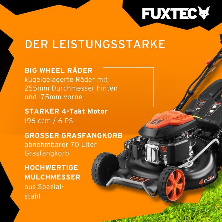 Immagine prodotto Fuxtec Il rasaerba a scoppio FX-RM5396eSPRO (Benzina)