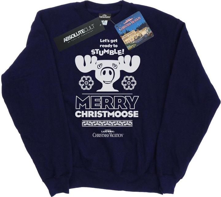 Actual product image National Lampoon´s Vacation Mens Merry Christmoose Sweatshirt (L)