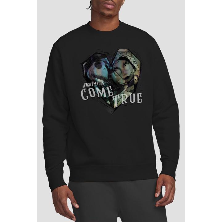 Actual product image The Nightmare Before Christmas Unisex Adult Nightmares Come True Sweatshirt (XL)
