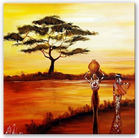Produktbild Trenddeko Fedrau - Afrika (70 x 70 cm)