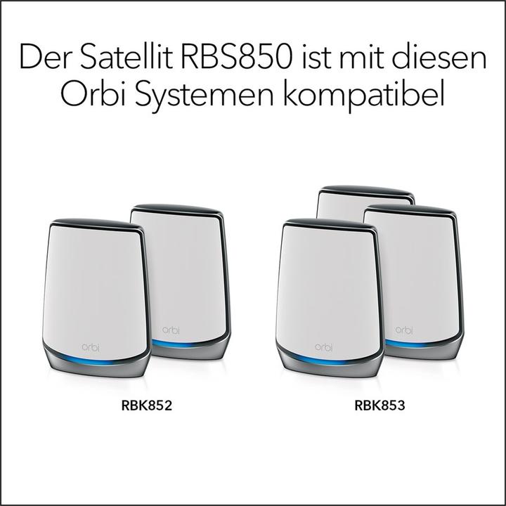 Actual product image Netgear Orbi WiFi 6 Satellit AX6000 (RBS850)