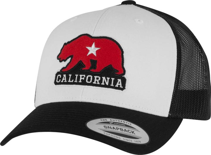 Mister Tee MisterTee California Bear Patch Retro Trucker Cap - 186933 (Taille unique)