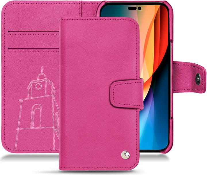 Actual product image Noreve Leather wallet with horizontal flap (Apple iPhone 14 Pro)