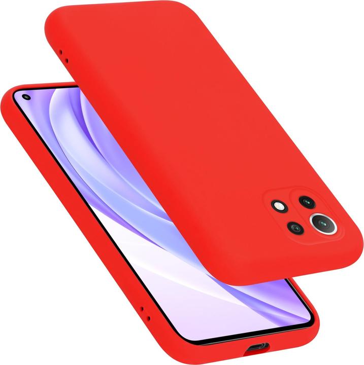 Actual product image Cadorabo TPU Liquid Silicone Case Cover for Xiaomi Mi 11 LITE (4G / 5G) / 11 LITE NE (Xiaomi 11 Lite 5G NE, Xiaomi Mi 11 Lite, Xiaomi Mi 11 Lite 5G)