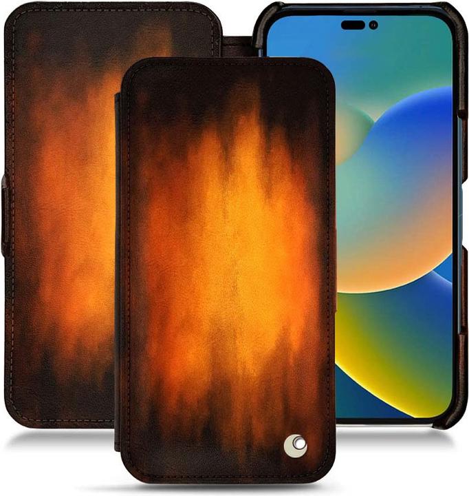 Productafbeelding Noreve Lederen omslag horizontaal (Apple iPhone 14)
