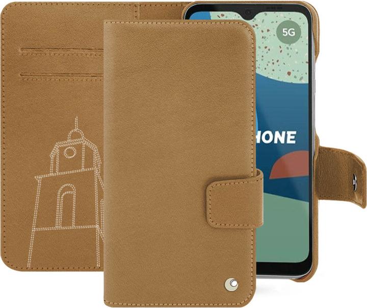 Actual product image Noreve Leather wallet with horizontal flap (Fairphone 4)