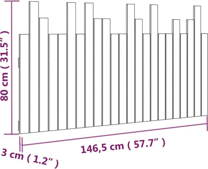 Actual product image VidaXL Ammon (146.5 x 3 x 80 cm)