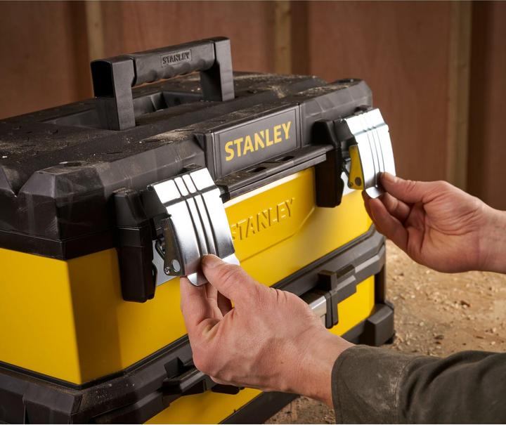 Actual product image Stanley Tool box metalplastic with integrated drawer (1 pieces)