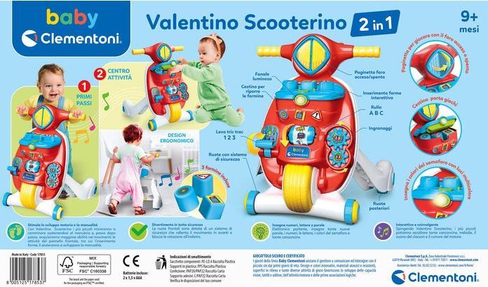 Immagine prodotto Clementoni Valentino Scooterino 2in1