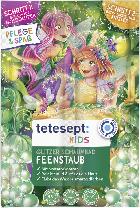 Produktbild Tetesept Kids Glitzerschaumbad Feenstaub (Badesalz)