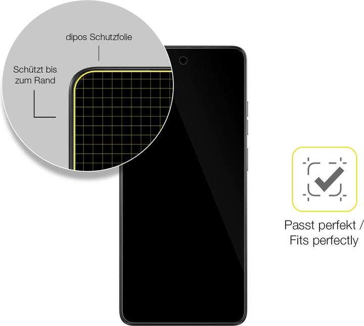 Immagine prodotto Dipos 3D Full-Cover Pellicola Protettiva (1 Pezzo/i, Motorola Moto E14)