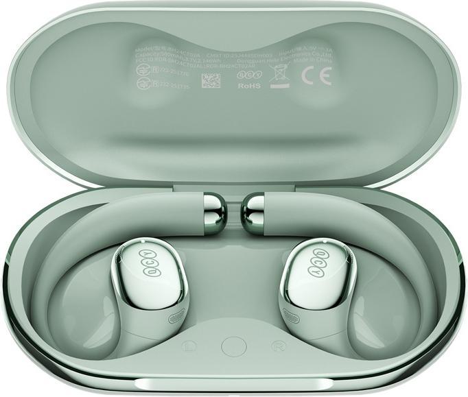 Produktbild QCY Crossky R70 wireless earphones (green) (ANC, 52 h, Kabellos)