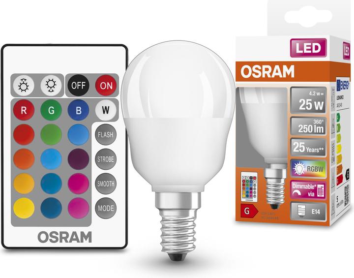 Immagine prodotto Osram Stella classica P (E14, 25 W, 250 lm, 1 x, G)