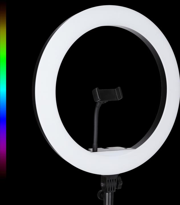 Produktbild Rollei LUMIS Slim RGB-Ringlicht Weiss