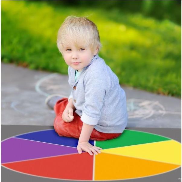 Produktbild Achoka Spielmatte Primärer Farbkreis, 100x100cm (100 x 100 cm)