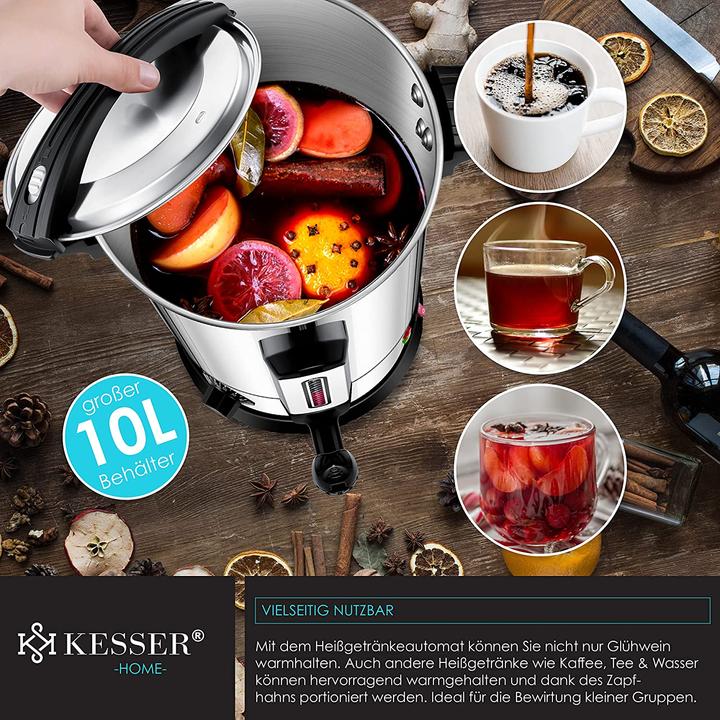 Actual product image Kesser Gluehwein Kettle 10L Stainless Steel (10 l)