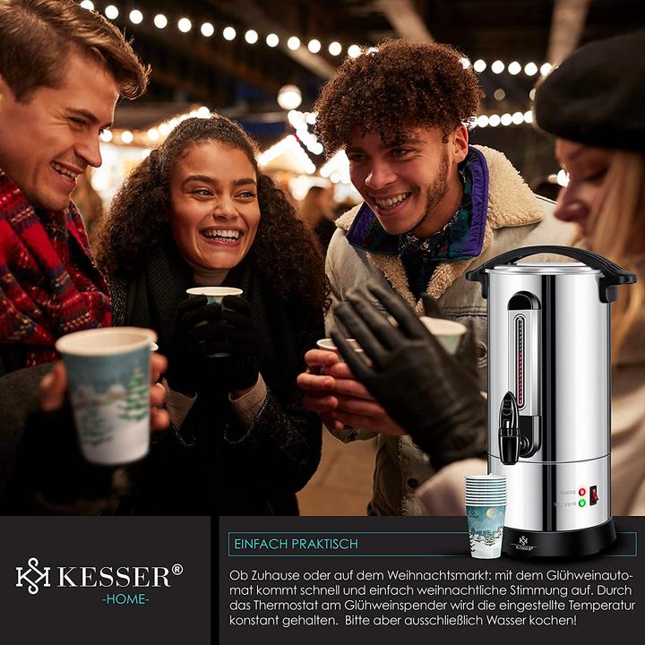 Actual product image Kesser Gluehwein Kettle 10L Stainless Steel (10 l)