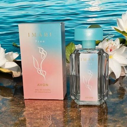 Avon Imari Free Eau De Toilette Women's Perfume Spray with Water Lily, Amber, and Bergamot (Eau de Toilette)