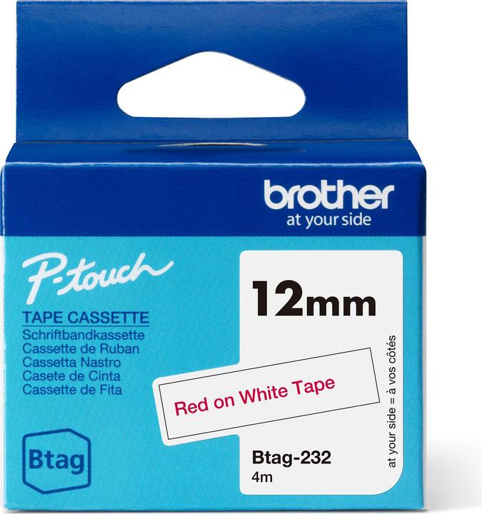 Actual product image Brother Btag (1.20 cm, White)