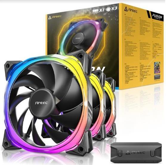 Produktbild Antec 120 ARGB PWM 3st. incl. controller (120 mm, 3 x)