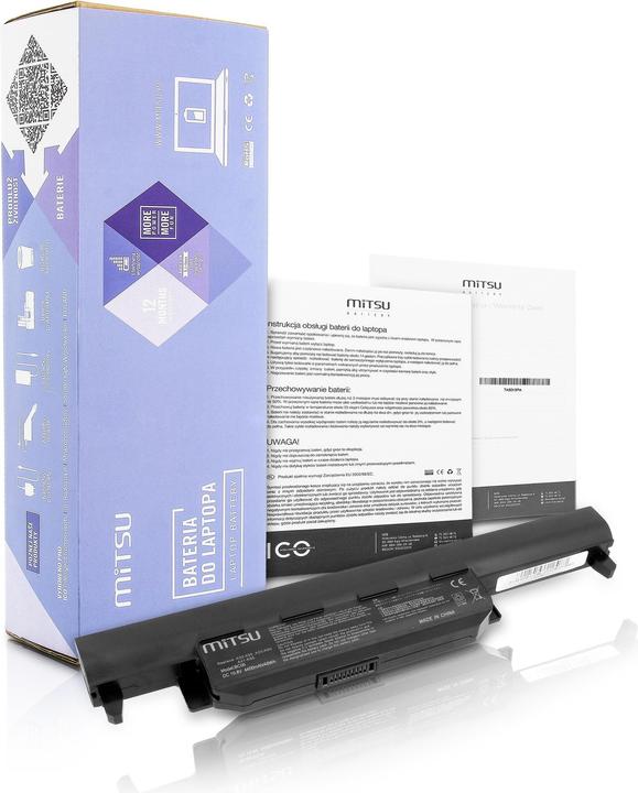 Image du produit Mitsu BATTERY BC/AS-K55 (ASUS 4400 MAH 48 WH) - Batterie - Batterie - Batterie (6 cellules, 4400 mAh)