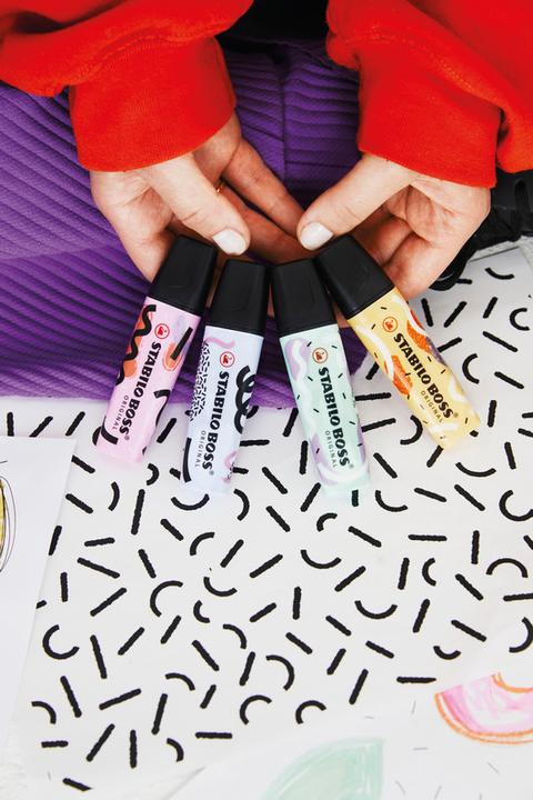 Produktbild STABILO Boss Original (Minze, fuchsie, Orange, Blau, 5 mm, 4 x)