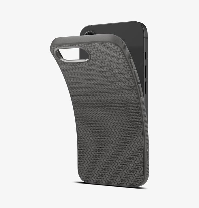 Actual product image Spigen Liquid Air iPhone 16e Case Marble Gray (Apple iPhone 16e)
