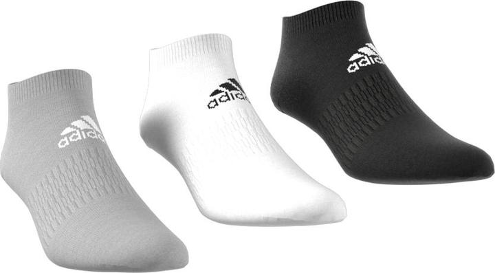 Produktbild adidas 3 Paar Performance No Show Sneaker Socken Unisex Kurzsocke, Farbe:schwarz - weiss - grau, Sock (XL)
