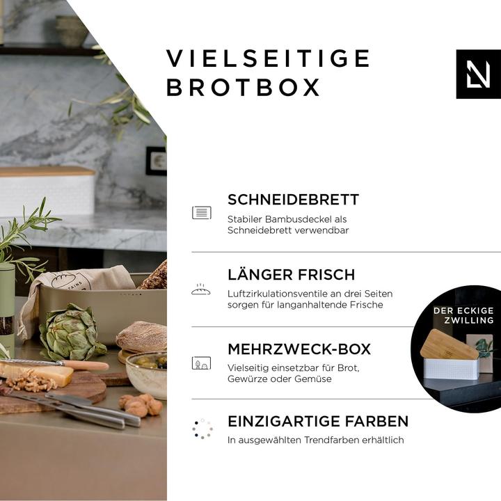 Produktbild Lars Nysøm Brotkasten mit Schneidebrett AEgte