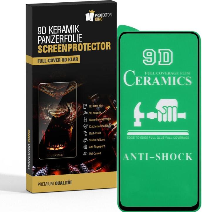 Produktbild Protectorking 3x Ceramic-Glass Full Cover HD Klar (3 Stück, Xiaomi Mi 10 Lite)