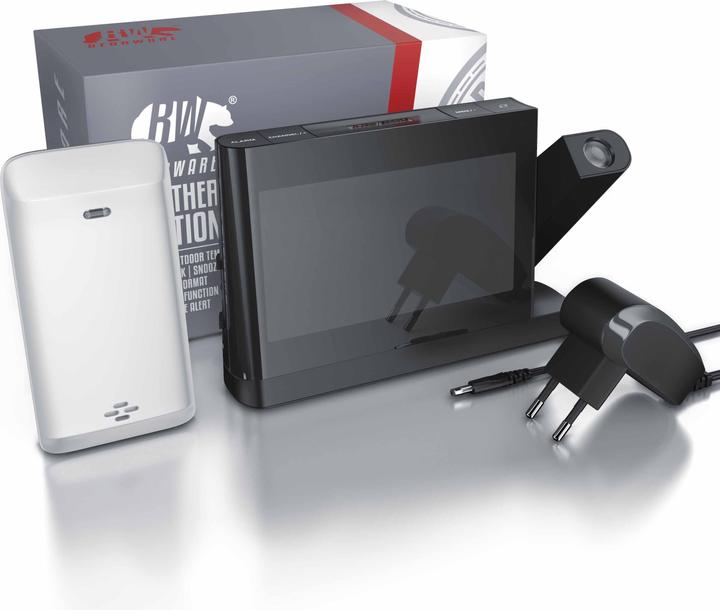 Image du produit Bearware Station météo avec capteur extérieur, station météo sans fil avec projection (pivotant à 180°) &