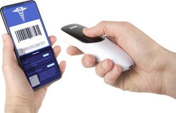 Actual product image Hamlet HBCS-2DUWB bar code reader Handheld bar code reader 1D/2D Black, White (2D barcodes, 1D barcodes)