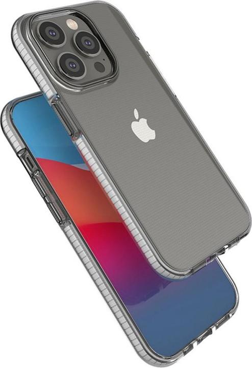 Image du produit Hurtel Spring Case Case pour iPhone 14 Pro étui en silicone avec un cadre rose pâle (Apple iPhone 14 Pro)