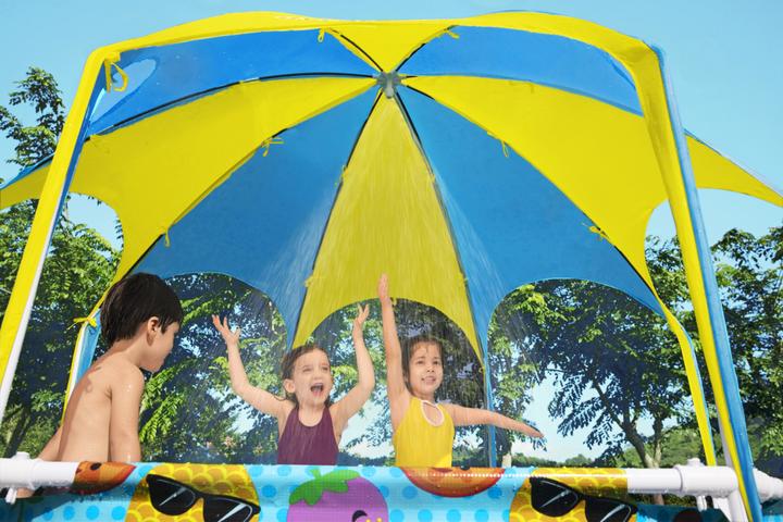Actual product image Bestway Steel Pro Pool with UV sun protection