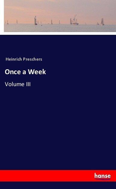 Produktbild Once a Week (Heinrich Preschers, 2017)