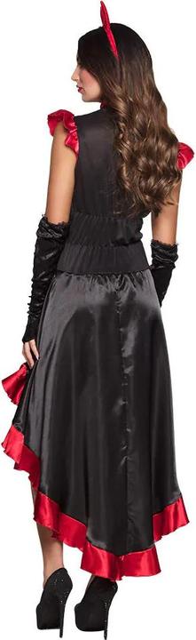 Actual product image Boland Damenkostüm Gothic Teufel mit Diadem, Kleid, Handschuhe (42)
