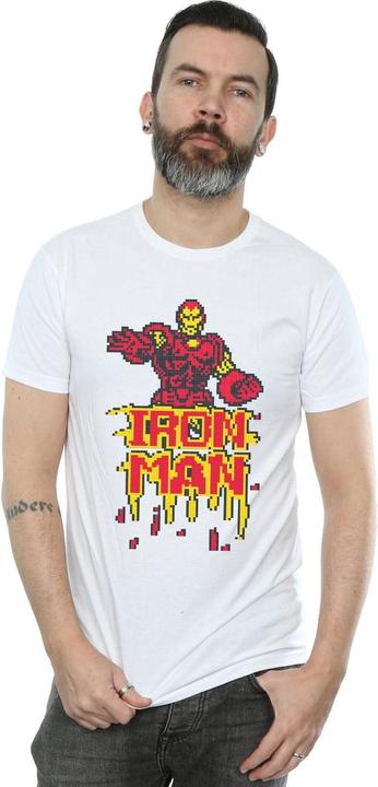 Immagine prodotto Iron Man Pixelated Maglietta Uomo (XL)