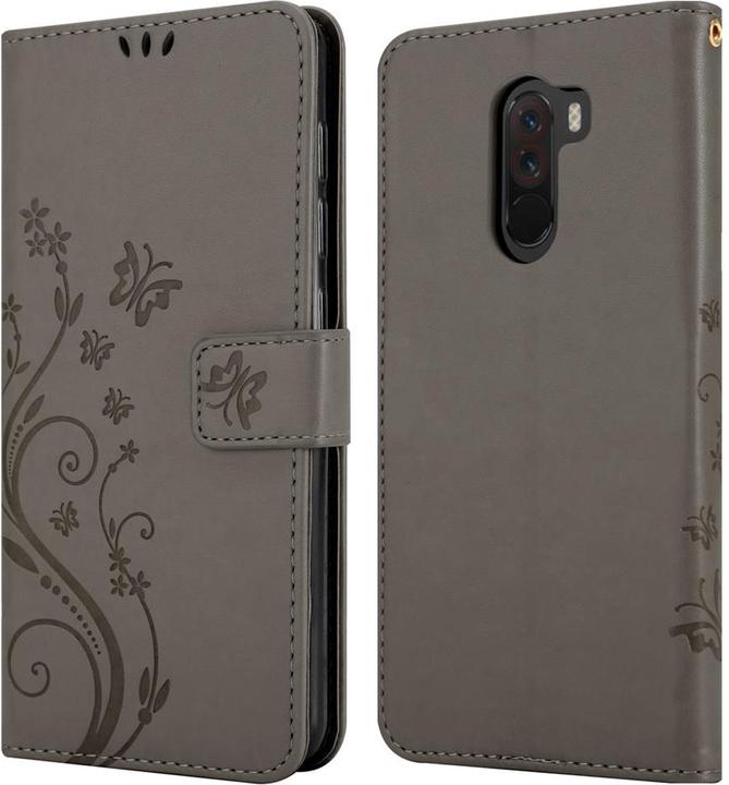 Actual product image Cadorabo Flower Book Cover (Xiaomi Pocophone F1)